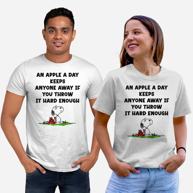 An Apple A Day-Unisex-Basic-Tee-drbutler