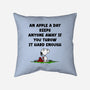 An Apple A Day-None-Non-Removable Cover w Insert-Throw Pillow-drbutler