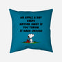 An Apple A Day-None-Non-Removable Cover w Insert-Throw Pillow-drbutler