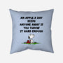 An Apple A Day-None-Removable Cover-Throw Pillow-drbutler