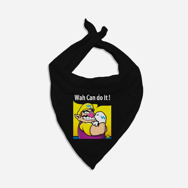 Wah Can Do It-Dog-Bandana-Pet Collar-arace