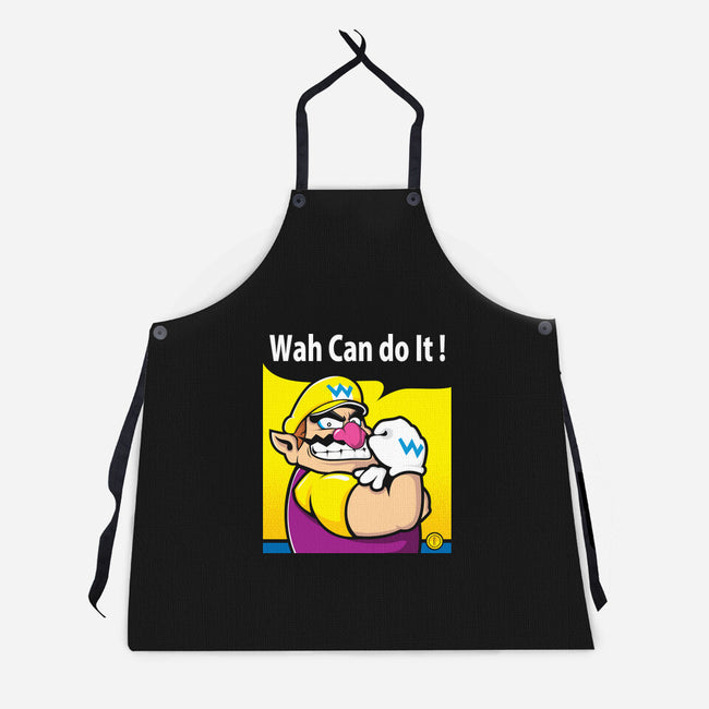 Wah Can Do It-Unisex-Kitchen-Apron-arace