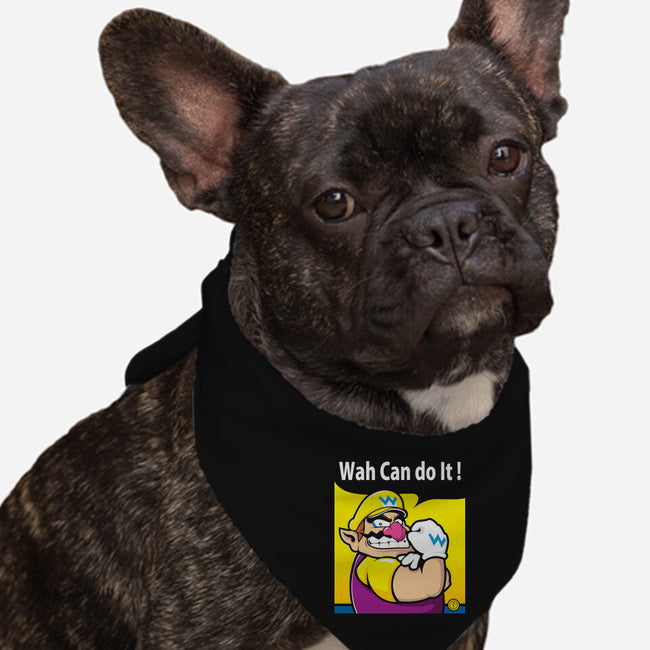 Wah Can Do It-Dog-Bandana-Pet Collar-arace