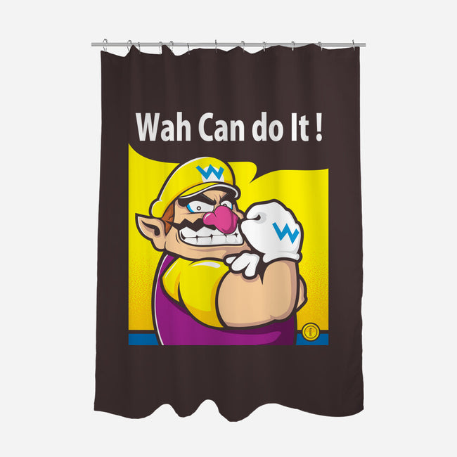Wah Can Do It-None-Polyester-Shower Curtain-arace