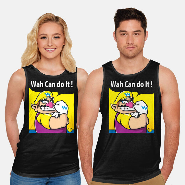 Wah Can Do It-Unisex-Basic-Tank-arace