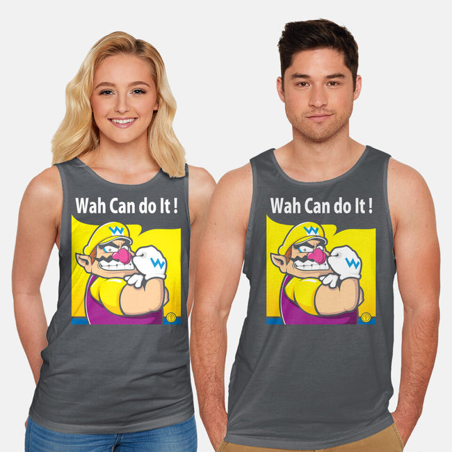 Wah Can Do It-Unisex-Basic-Tank-arace