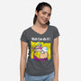 Wah Can Do It-Womens-V-Neck-Tee-arace