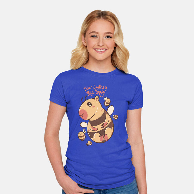 Bee Cappy-Womens-Fitted-Tee-spoilerinc