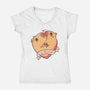 Couplebara-Womens-V-Neck-Tee-spoilerinc