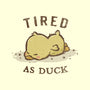 Tired As Duck-Unisex-Kitchen-Apron-kg07