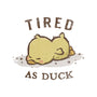 Tired As Duck-Youth-Crew Neck-Sweatshirt-kg07