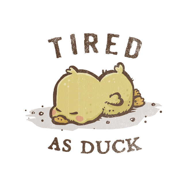 Tired As Duck-Unisex-Basic-Tank-kg07