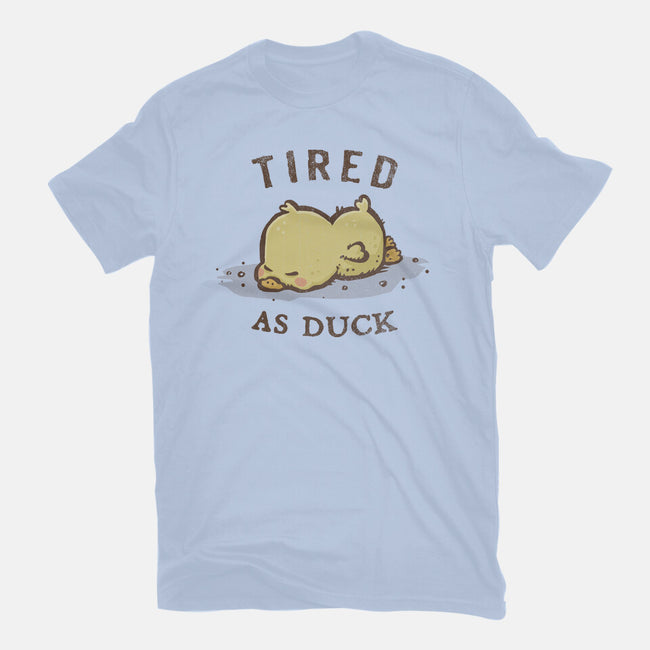 Tired As Duck-Unisex-Basic-Tee-kg07