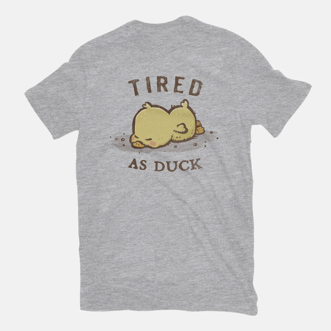 Tired As Duck-Unisex-Basic-Tee-kg07