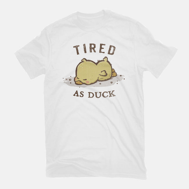 Tired As Duck-Mens-Basic-Tee-kg07