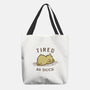 Tired As Duck-None-Basic Tote-Bag-kg07