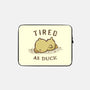 Tired As Duck-None-Zippered-Laptop Sleeve-kg07