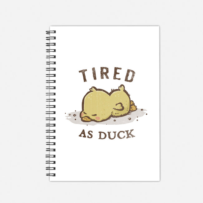 Tired As Duck-None-Dot Grid-Notebook-kg07