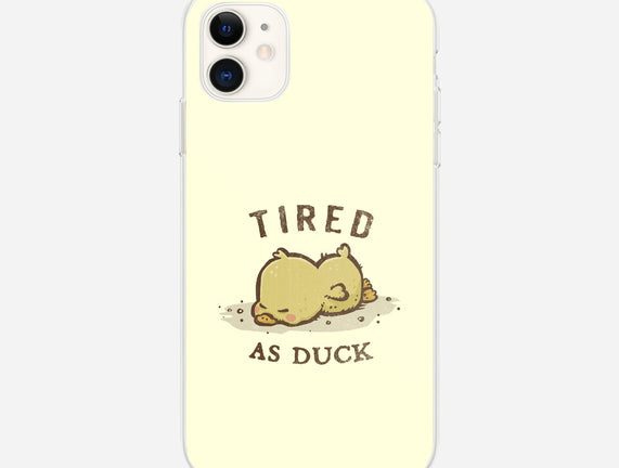 Tired As Duck