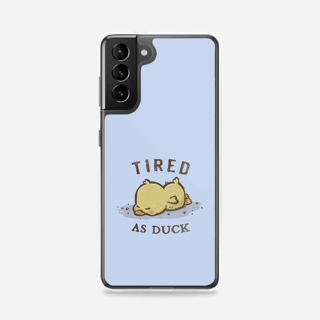 Tired As Duck-Samsung-Snap-Phone Case-kg07