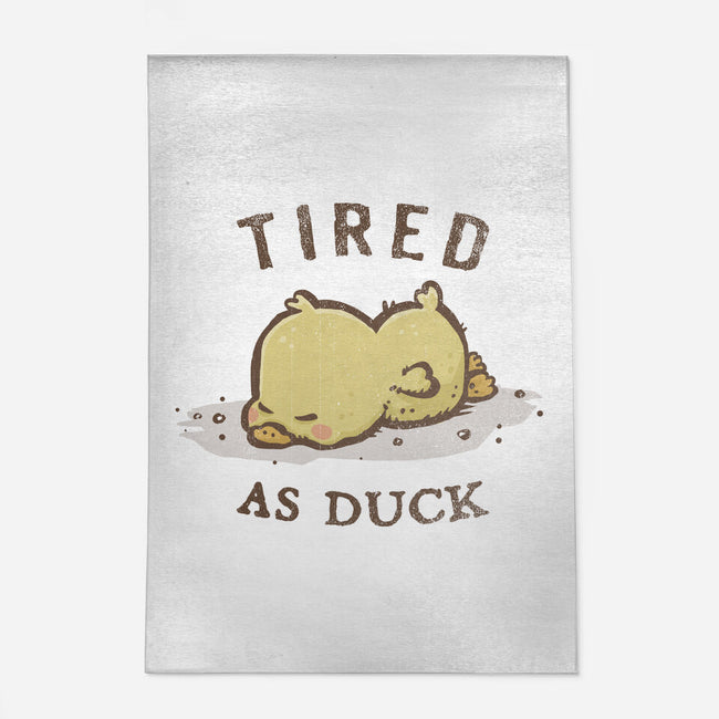 Tired As Duck-None-Outdoor-Rug-kg07