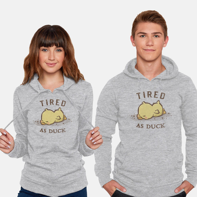 Tired As Duck-Unisex-Pullover-Sweatshirt-kg07