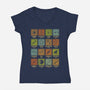 Women In Science-Womens-V-Neck-Tee-kg07