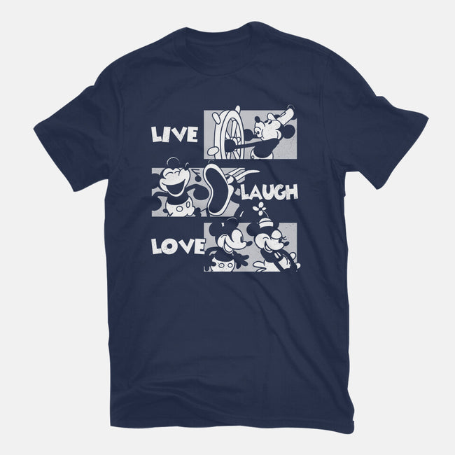 Live Laugh Love Mouse-Youth-Basic-Tee-estudiofitas