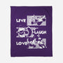 Live Laugh Love Mouse-None-Fleece-Blanket-estudiofitas