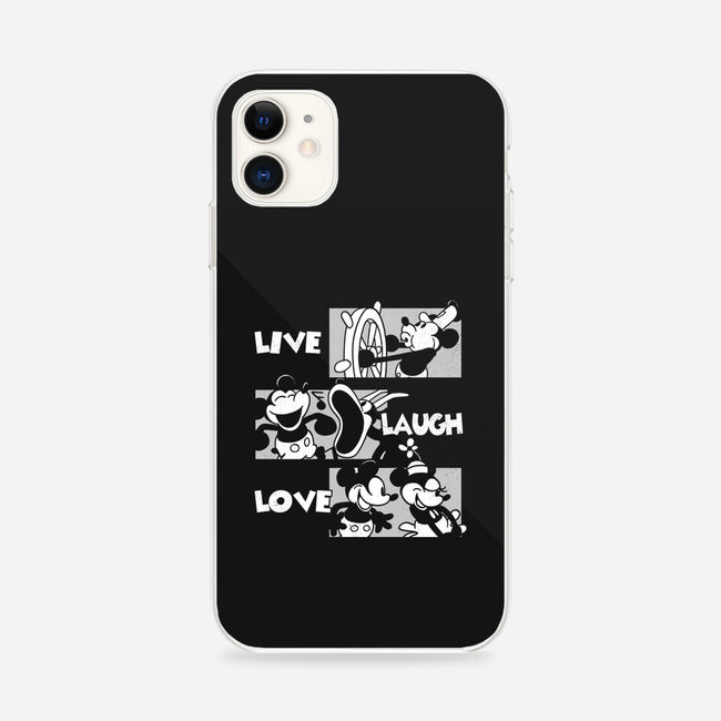 Live Laugh Love Mouse-iPhone-Snap-Phone Case-estudiofitas