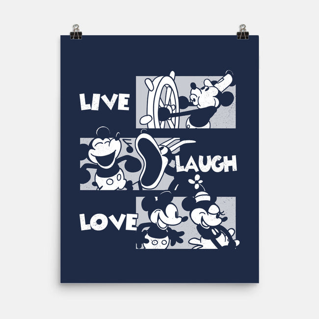Live Laugh Love Mouse-None-Matte-Poster-estudiofitas