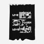 Live Laugh Love Mouse-None-Polyester-Shower Curtain-estudiofitas