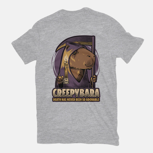 Creepy Death Capybara-Mens-Heavyweight-Tee-Studio Mootant