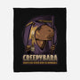 Creepy Death Capybara-None-Fleece-Blanket-Studio Mootant