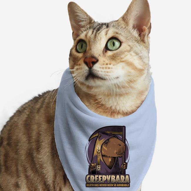 Creepy Death Capybara-Cat-Bandana-Pet Collar-Studio Mootant