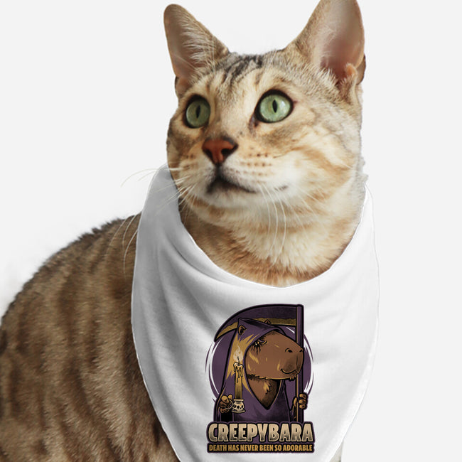 Creepy Death Capybara-Cat-Bandana-Pet Collar-Studio Mootant