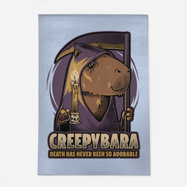 Creepy Death Capybara-None-Outdoor-Rug-Studio Mootant