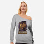 Creepy Death Capybara-Womens-Off Shoulder-Sweatshirt-Studio Mootant