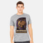 Creepy Death Capybara-Mens-Heavyweight-Tee-Studio Mootant