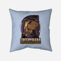 Creepy Death Capybara-None-Non-Removable Cover w Insert-Throw Pillow-Studio Mootant