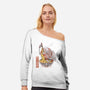 Gashadokuro-Womens-Off Shoulder-Sweatshirt-Claudia