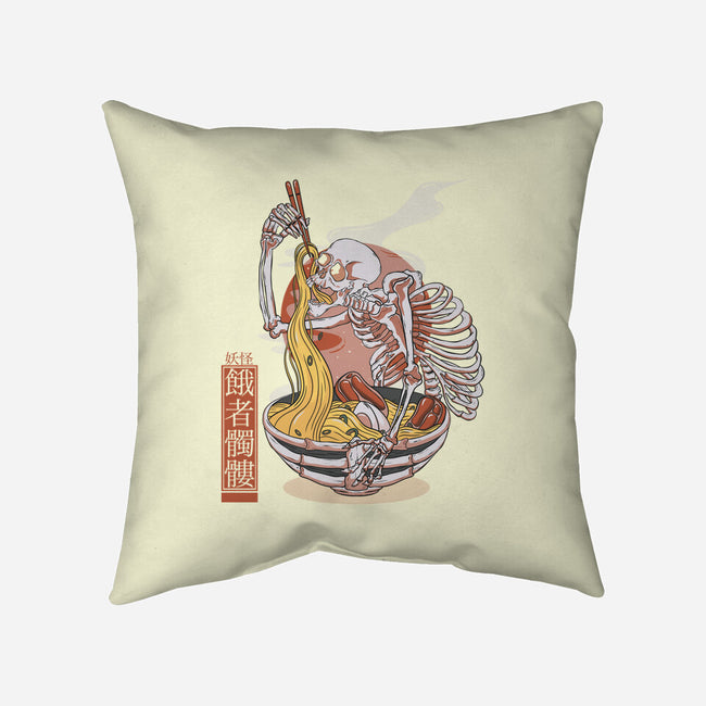 Gashadokuro-None-Removable Cover-Throw Pillow-Claudia