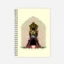 Fire Flower Princess-None-Dot Grid-Notebook-rmatix