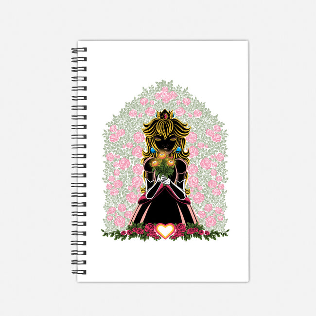 Fire Flower Princess-None-Dot Grid-Notebook-rmatix