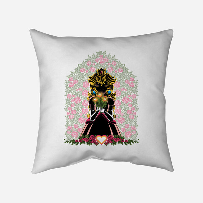 Fire Flower Princess-None-Removable Cover-Throw Pillow-rmatix