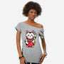 Neko Valentines-Womens-Off Shoulder-Tee-krisren28