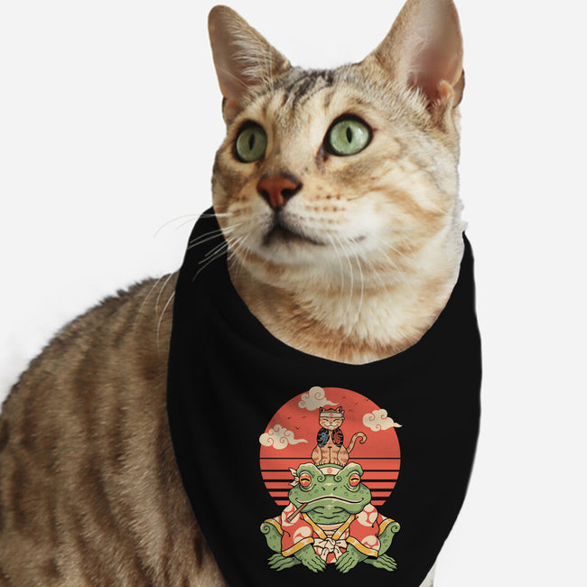 Meowster And Big Brother Croaker-Cat-Bandana-Pet Collar-vp021