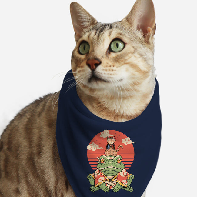 Meowster And Big Brother Croaker-Cat-Bandana-Pet Collar-vp021