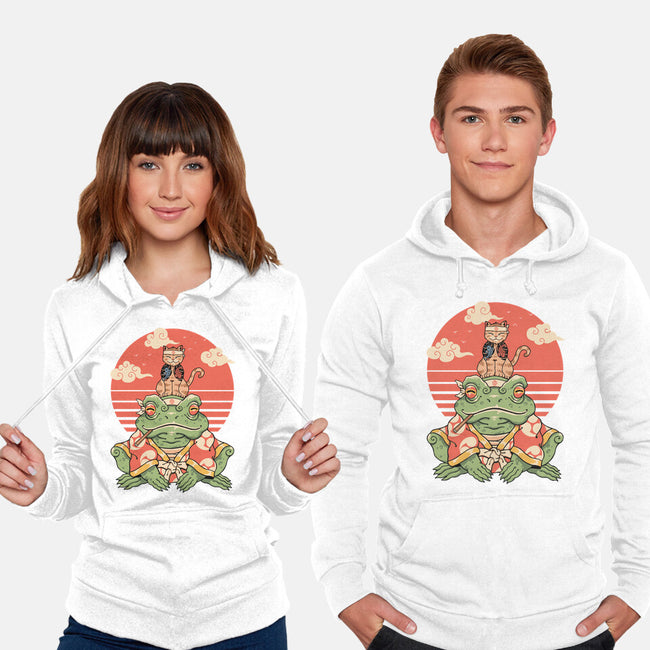 Meowster And Big Brother Croaker-Unisex-Pullover-Sweatshirt-vp021