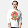 Meowster And Big Brother Croaker-Mens-Long Sleeved-Tee-vp021